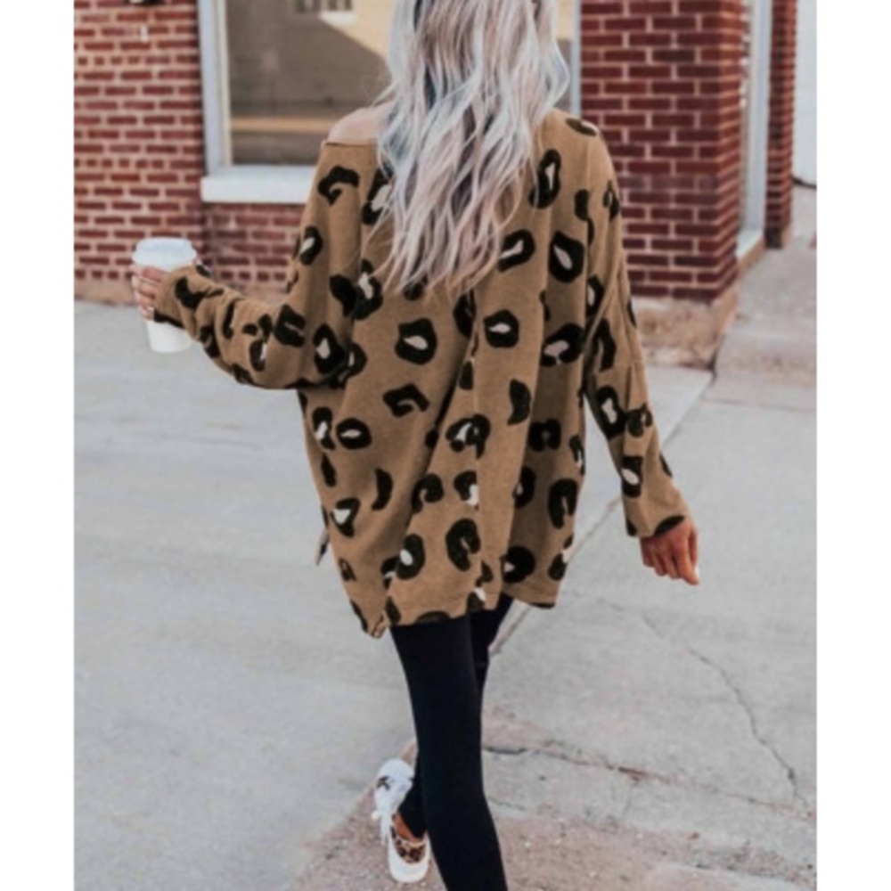DEAR LOVER | Leopard Print Tunic - Picture 3 of 8